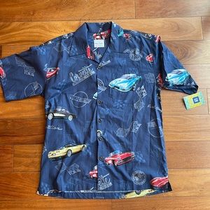 NWT David Carey Originals short sleeve corvette button down shirt